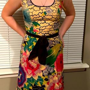 Anthropologie floral dress